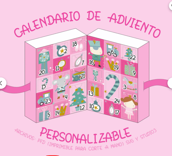 Taller Calendario de Adviento Personalizado - 21/22 de Noviembre