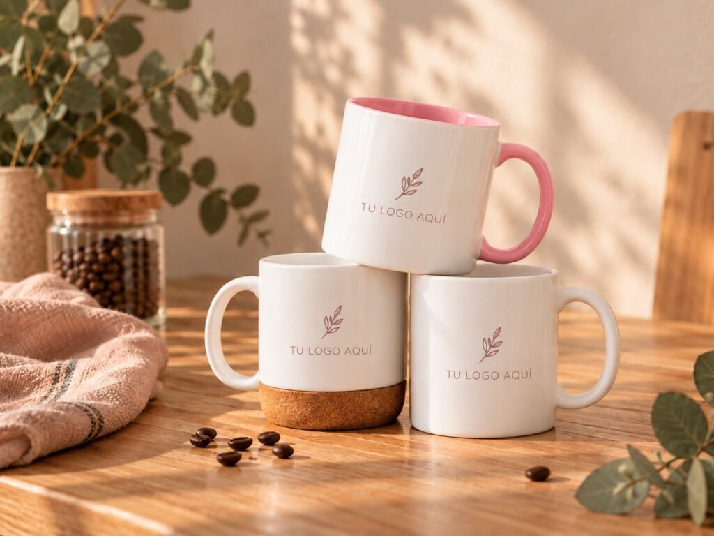 Tazas personalizadas con logo de empresa